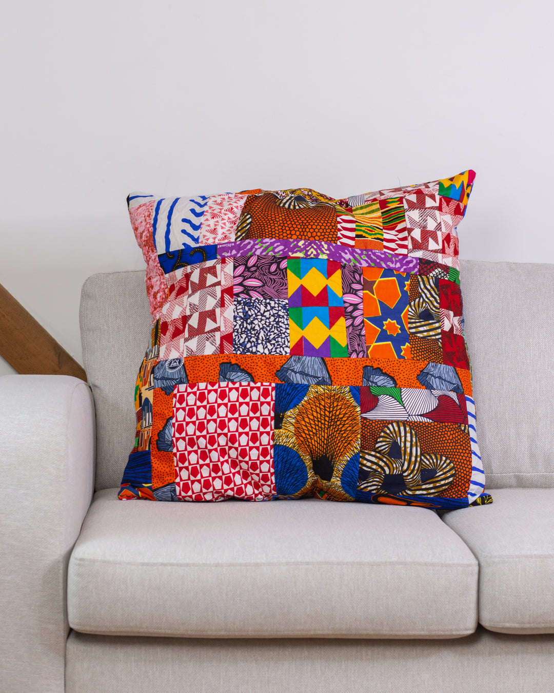 Large Handcrafted Patchwork Blanket + Cushion + Get The Second FREE