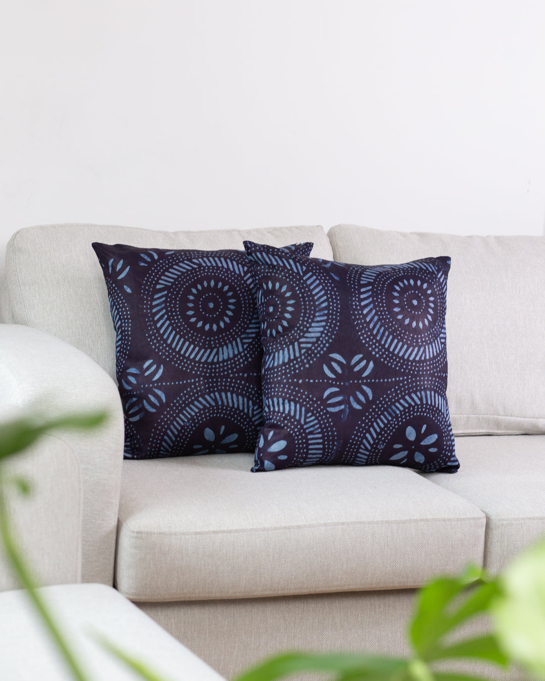 Adire | Indigo Dye Cushion | Pillow