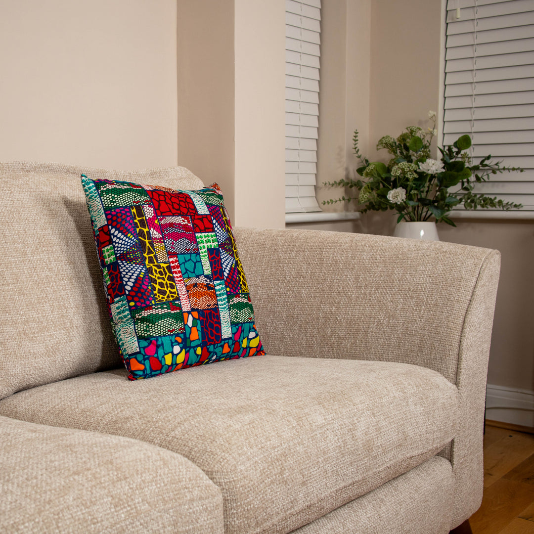 Aboa Printed Patchwork Cushions