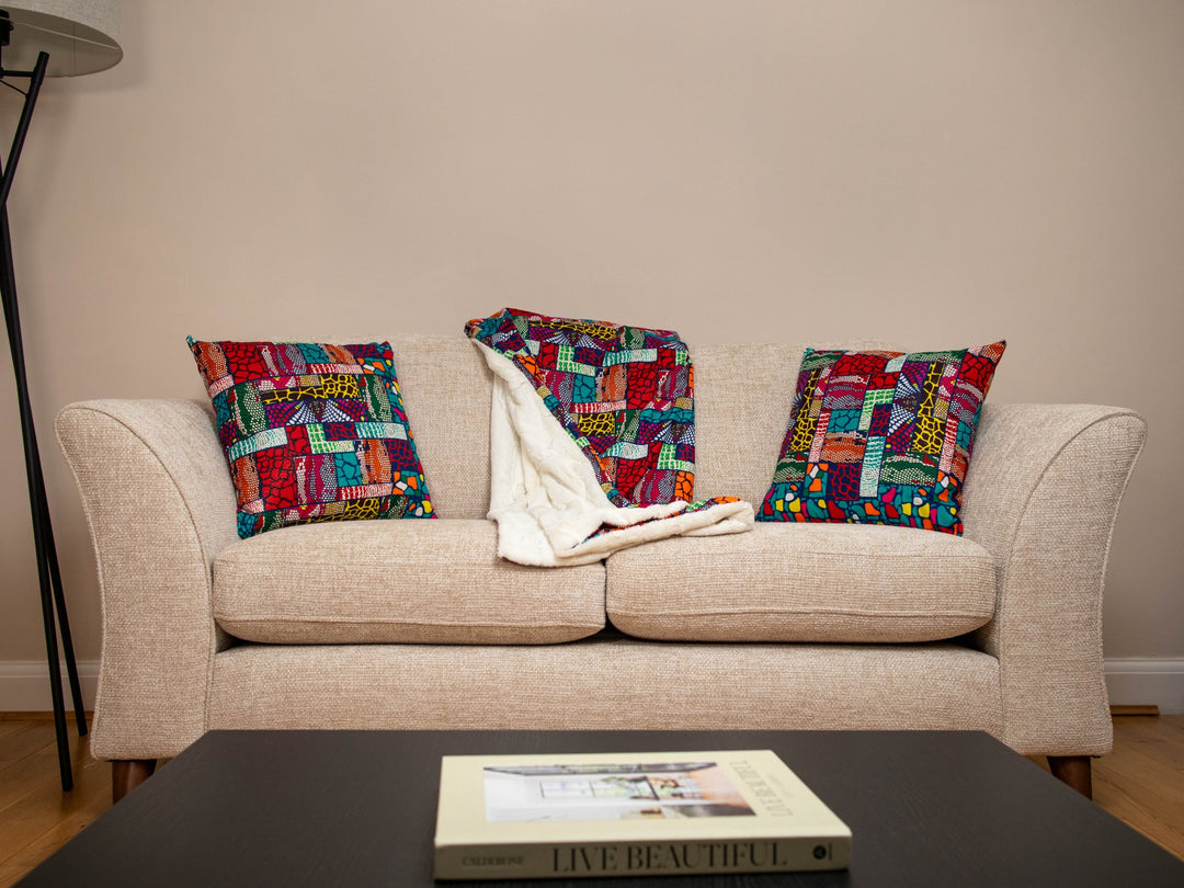 Aboa Printed Patchwork Cushions - AKINSANYA FASHION