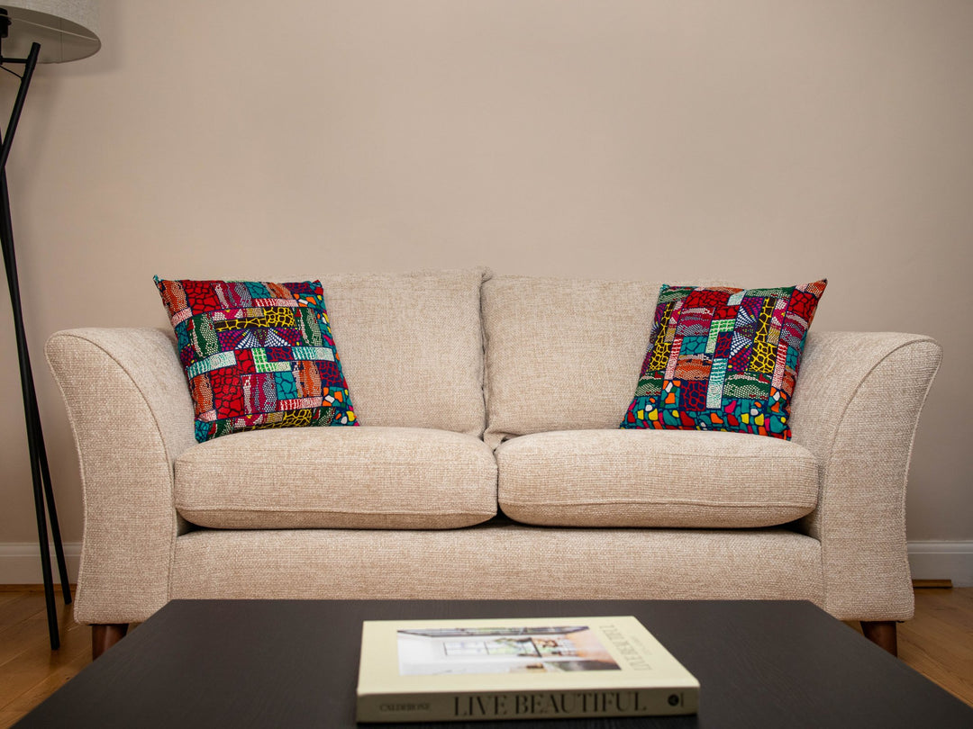 Aboa Printed Patchwork Cushions - AKINSANYA FASHION