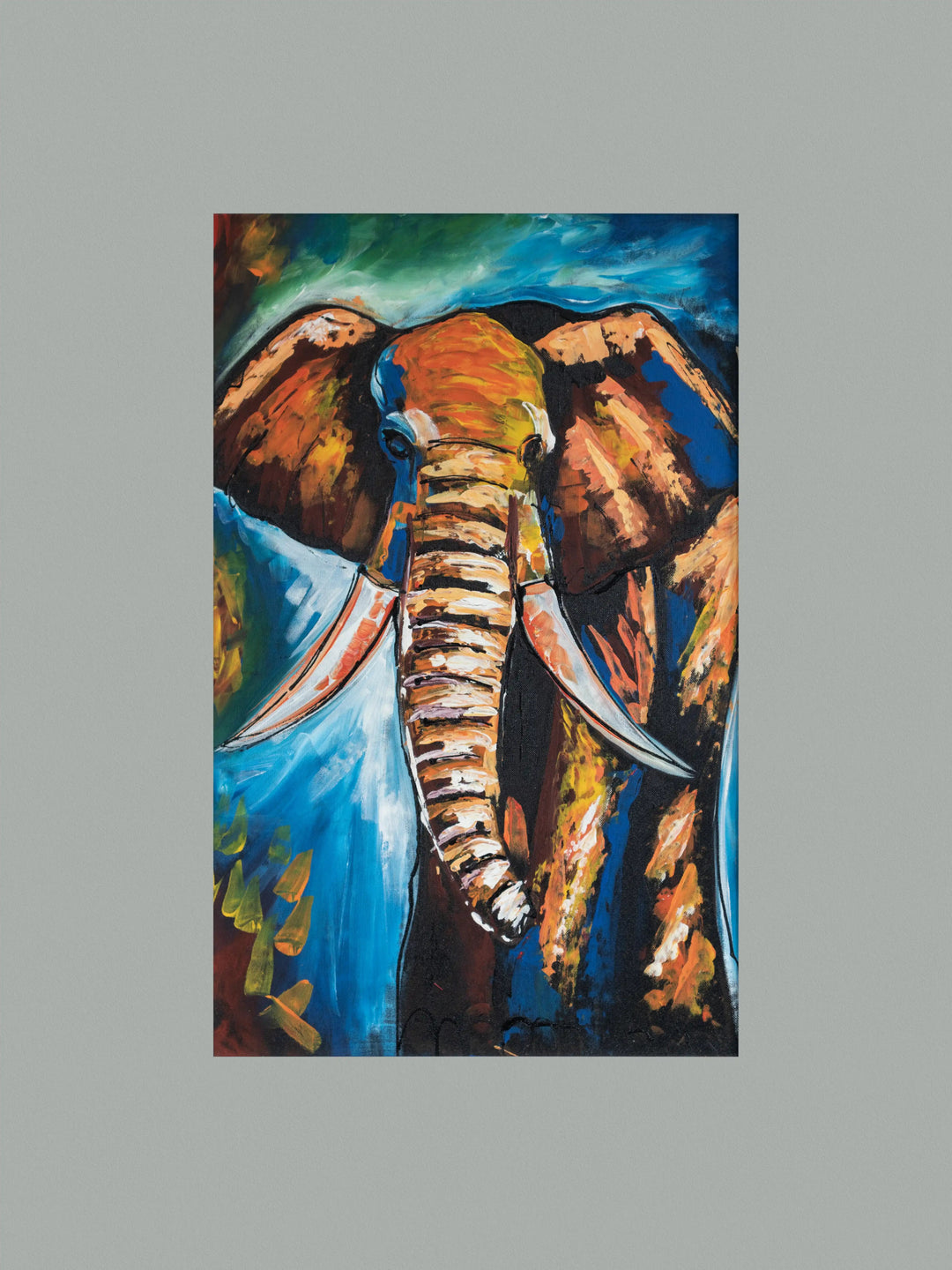 Abstract elephant - SMALL - AKINSANYA FASHION