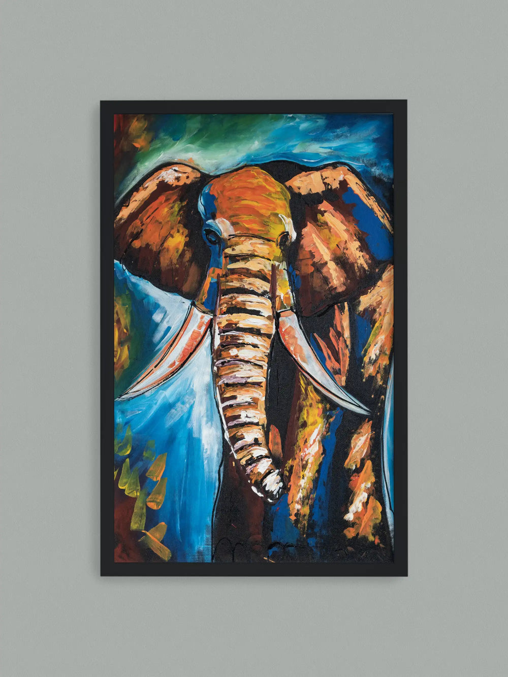 Abstract elephant - SMALL - AKINSANYA FASHION