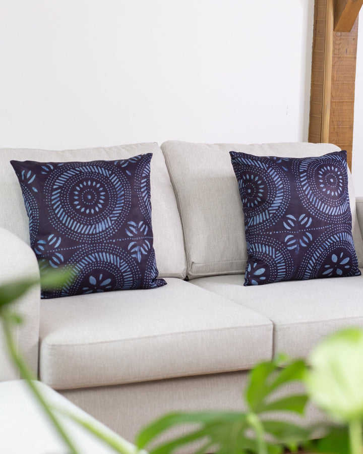 Adire | Indigo Dye Cushion | Pillow - AKINSANYA FASHION