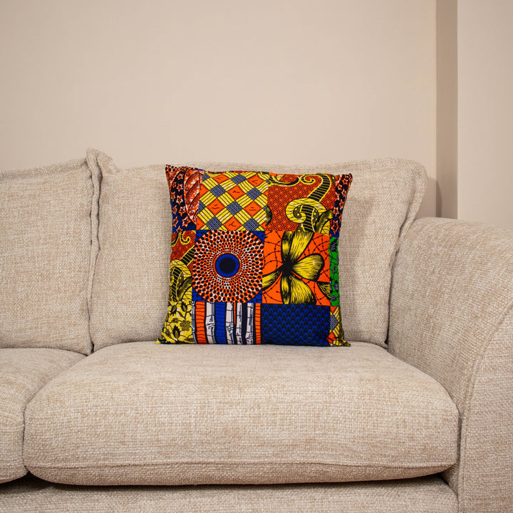 Awia Printed Patchwork Cushions - AKINSANYA FASHION