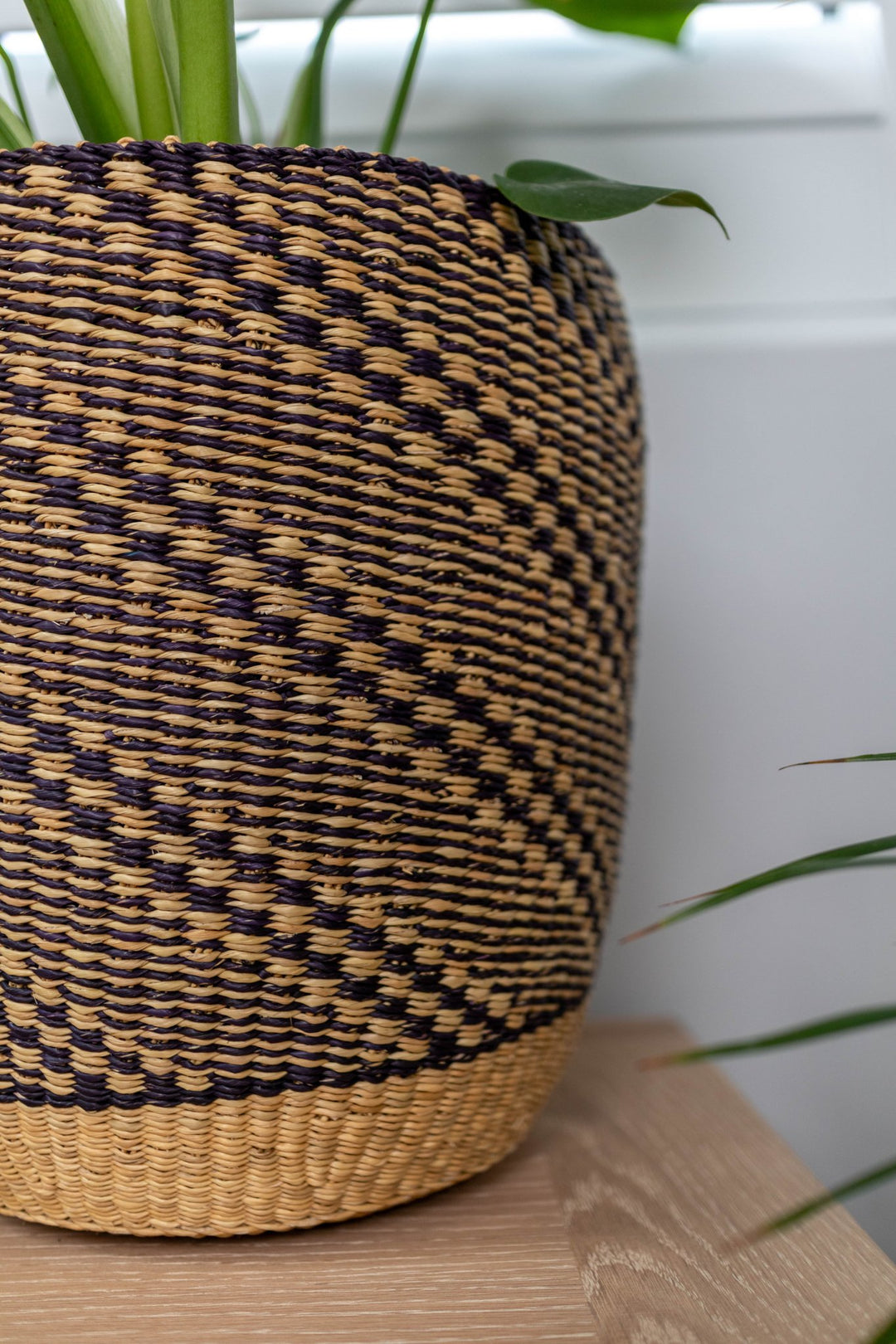 Black Woven Basket - AKINSANYA FASHION