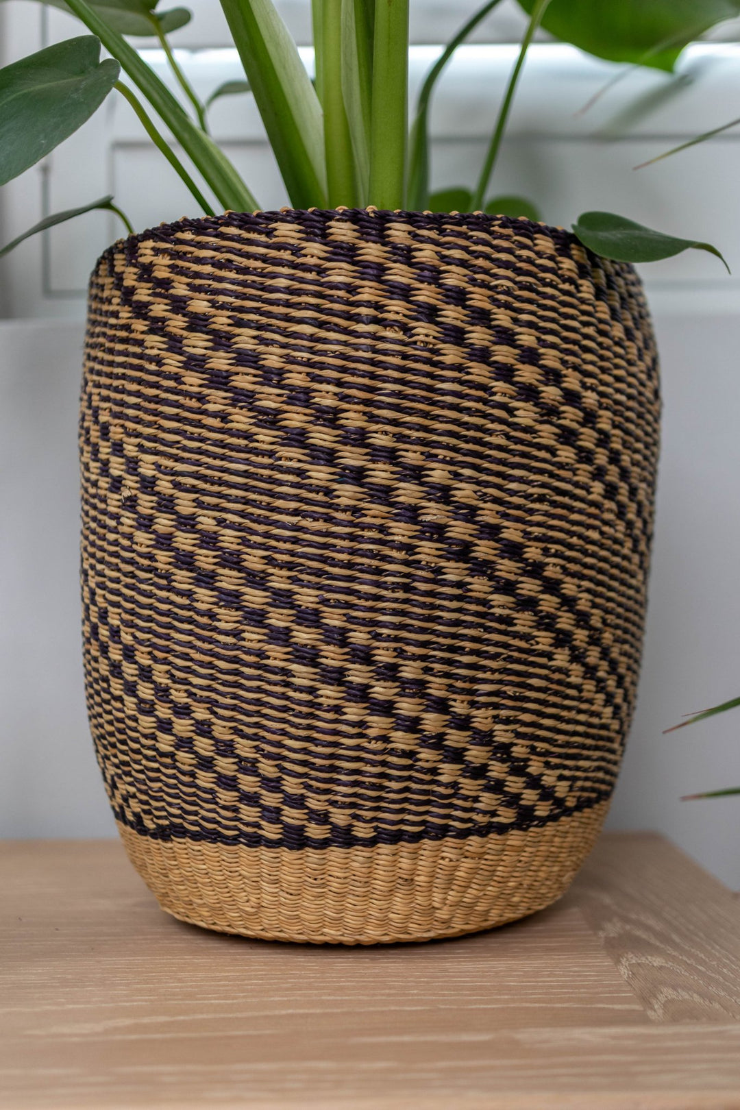 Black Woven Basket - AKINSANYA FASHION