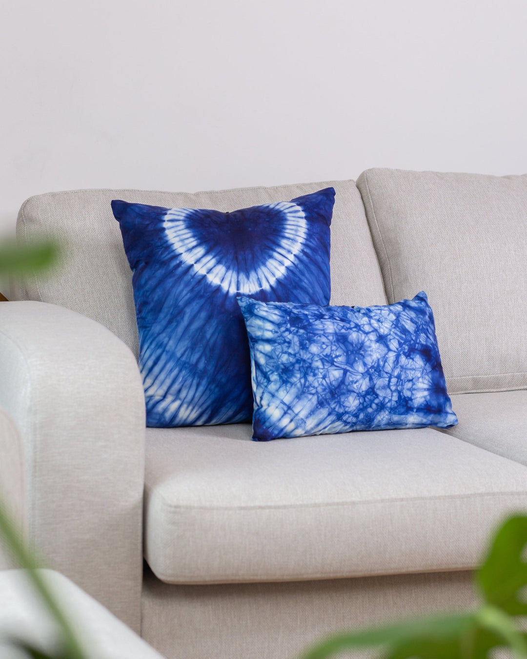 Blue Tie Dye Cushion | Pillows - AKINSANYA FASHION