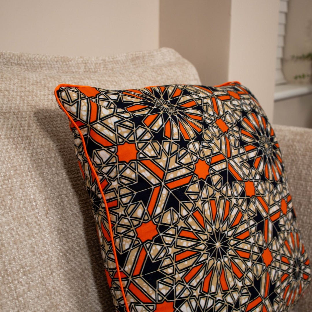 Geometric Print Cushion - AKINSANYA FASHION