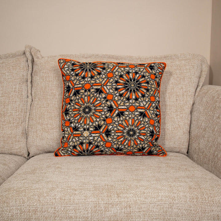 Geometric Print Cushion - AKINSANYA FASHION