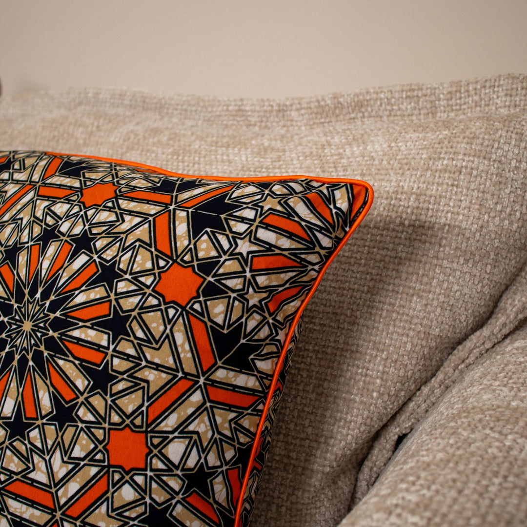 Geometric Print Cushion - AKINSANYA FASHION