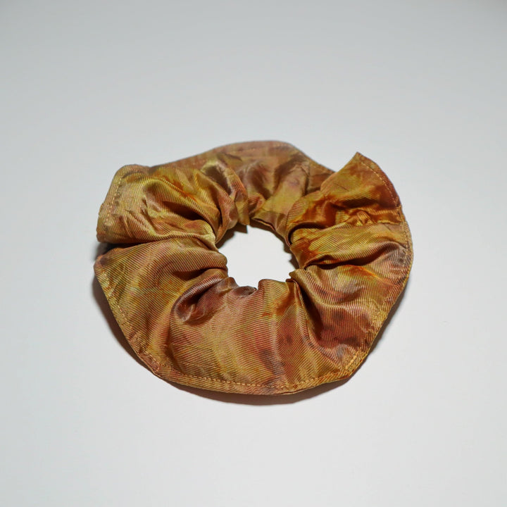 Gold Satin Scrunchie - LIMITED - AKINSANYA FASHION