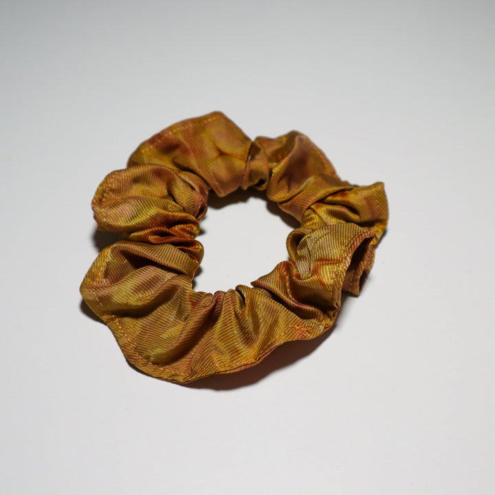 Gold Satin Scrunchie - LIMITED - AKINSANYA FASHION