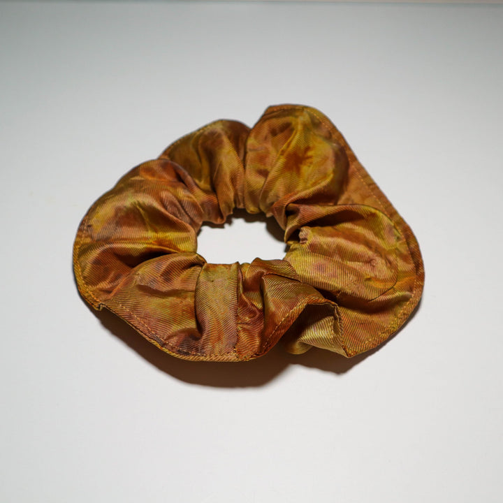 Gold Satin Scrunchie - LIMITED - AKINSANYA FASHION