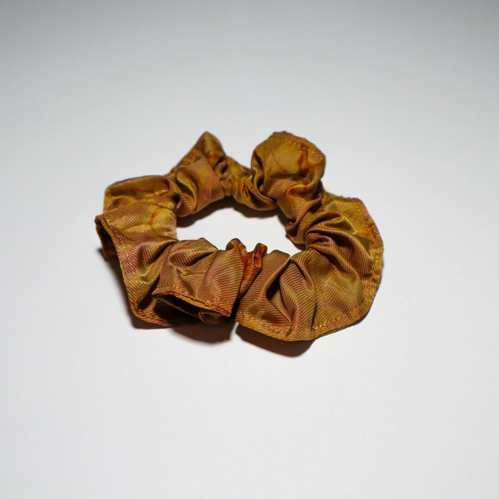 Gold Satin Scrunchie - LIMITED - AKINSANYA FASHION