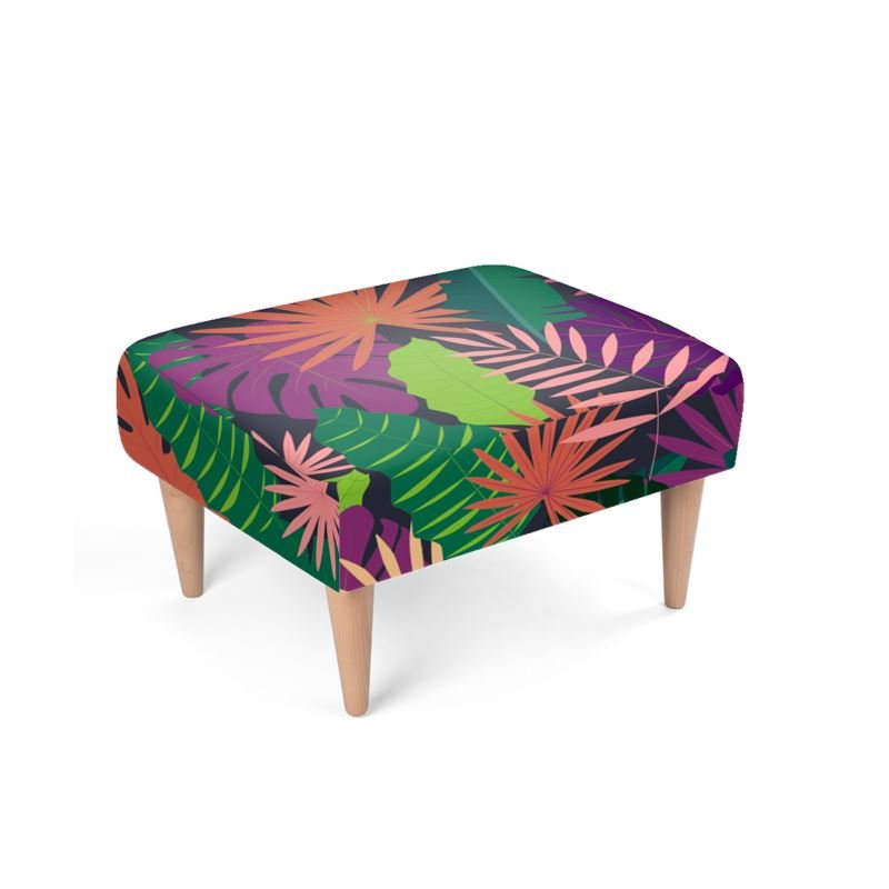 Multi Colour Floral Footstool - AKINSANYA FASHION