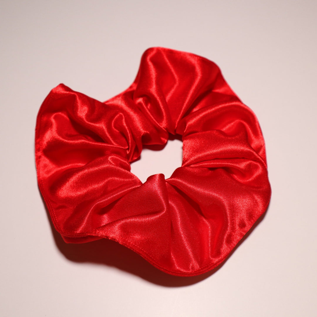 Red Satin Scrunchies - AKINSANYA FASHION