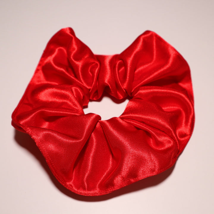 Red Satin Scrunchies - AKINSANYA FASHION