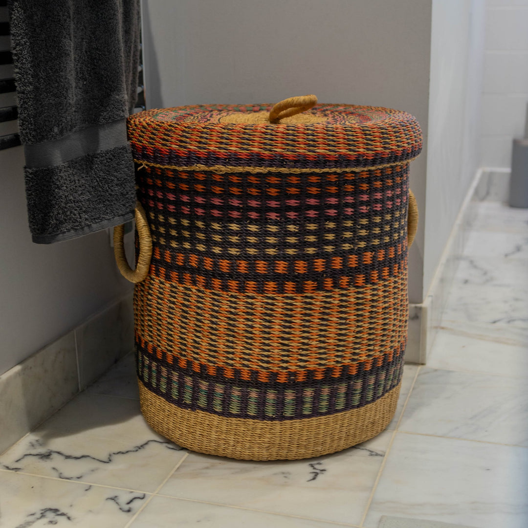 Woven Laundry Basket - AKINSANYA FASHION