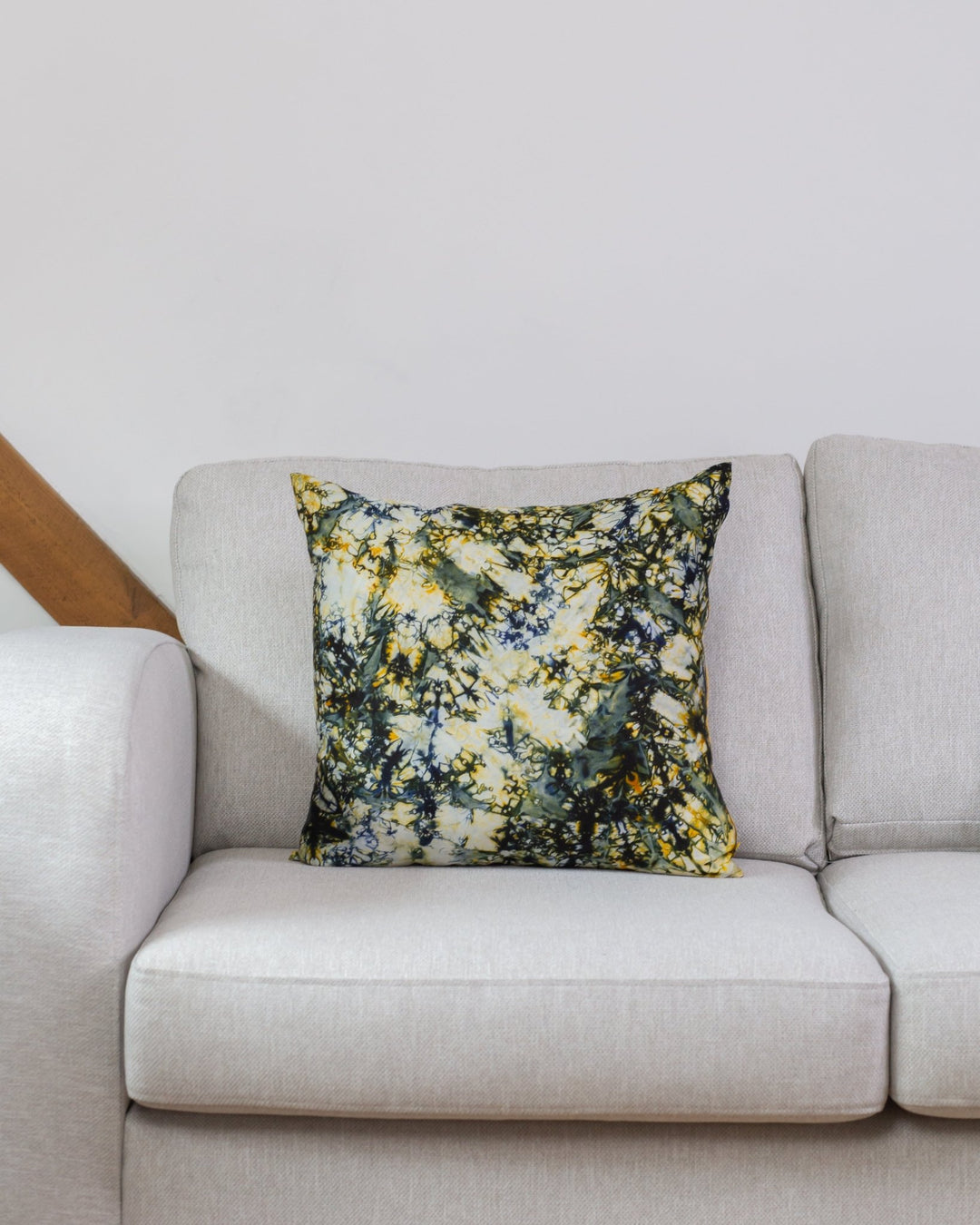 Yellow Crack Print Cushion | Pillow - AKINSANYA FASHION