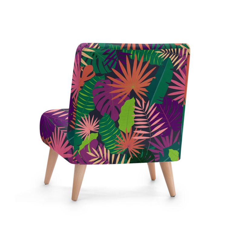 Multi Colour Floral Occasional Chair