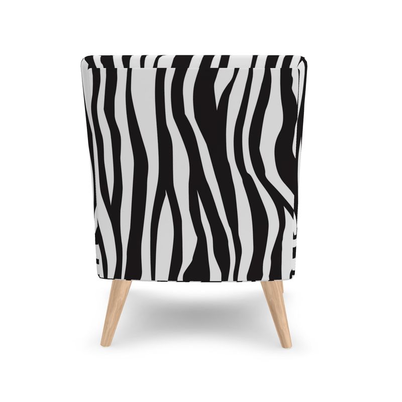 Zebra Stripe Occasional Chair